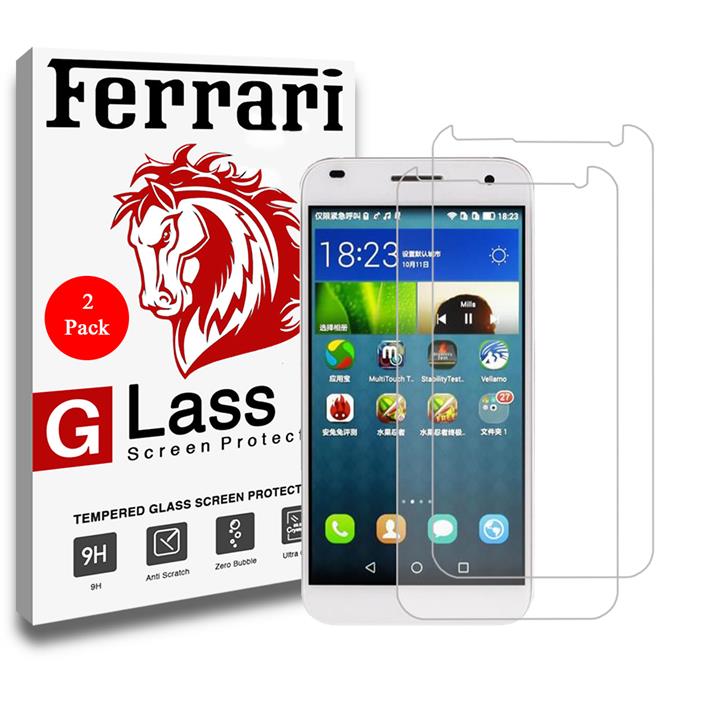 محافظ صفحه نمایش فراری مدل Ultra Clear Crystal مناسب برای گوشی موبایل هواوی Ascend G7 مجموعه دو عددی